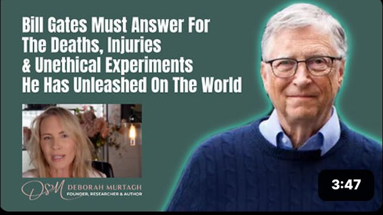 The US Corporation's DOD, Gates, Fauci, And Other Mass Murderers Have Been Killing Innocent People For Decades