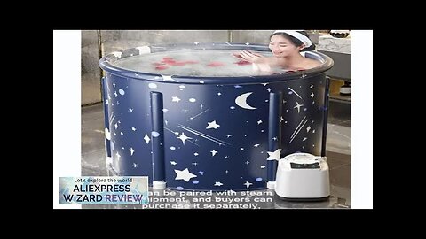 Foldable Bath Bucket PVC Material Hot Bath Ice Bath Ice Therapy Sauna Review