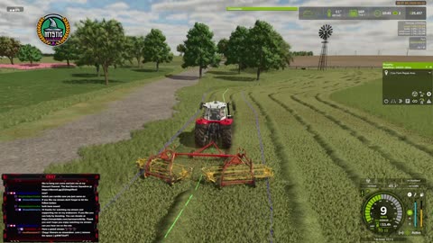 Playing FS25 Working County Line