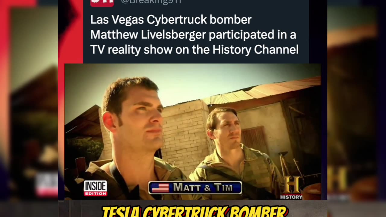 Matthew Livelsberger, the man behind the Las Vegas Cybertruck explosion! History Channel Clip