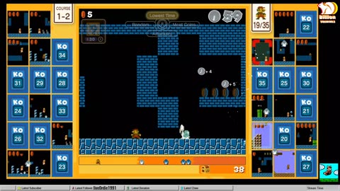 Super Mario Bros. 35 Course 1-2 in 1:32