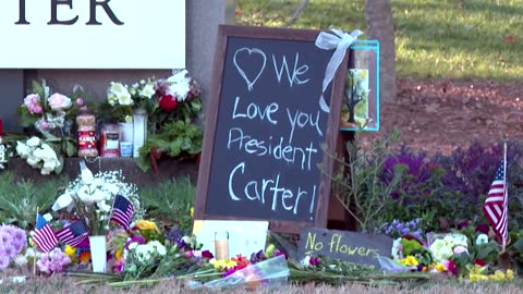 Memorial for late President Jimmy Carter begins in Georgia