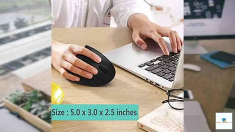 Lekvey Ergonomic Mouse, Vertical Wireless Mouse