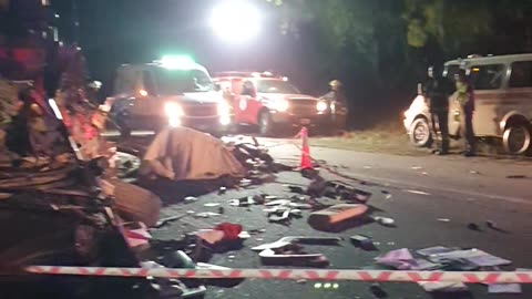 Trágico choque frontal de camiones en la Ruta 51: un fallecido y dos heridos