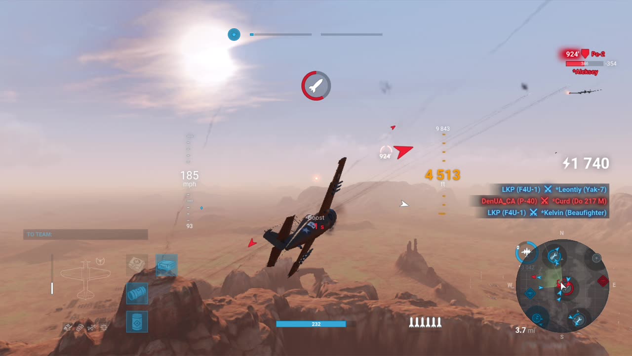 World Of Warplanes Enforcing A No-Fly Zone