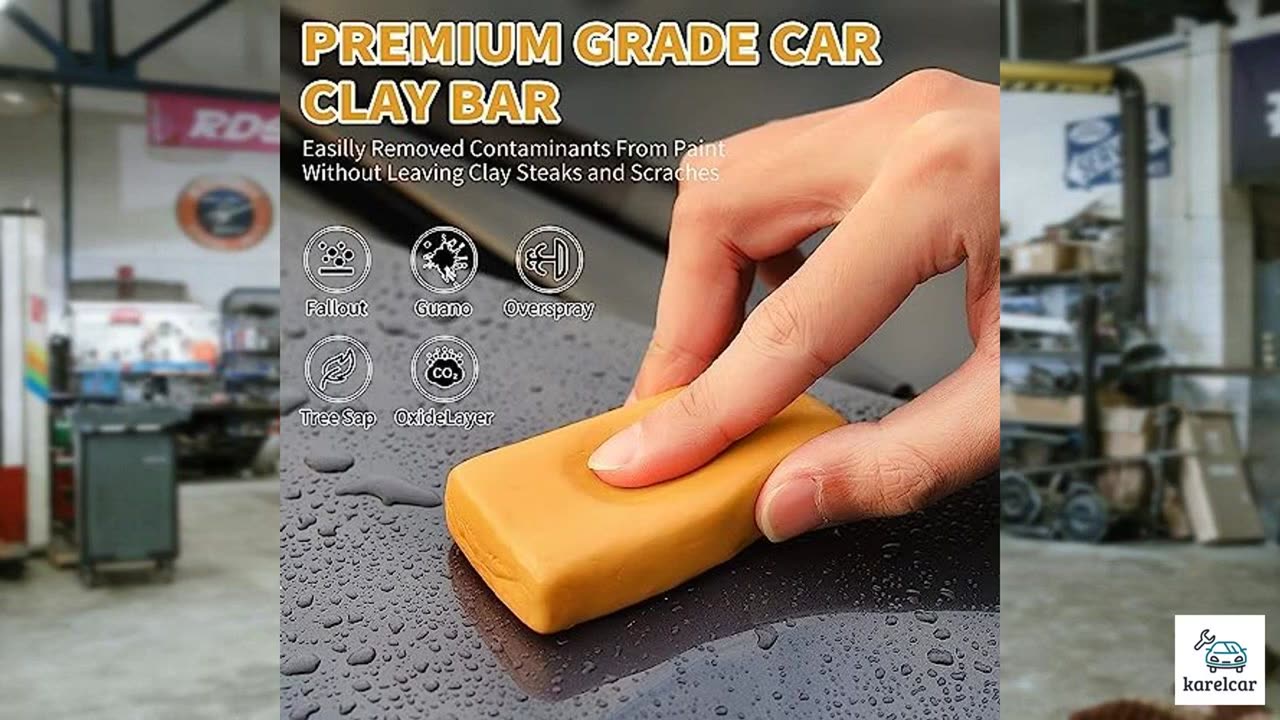 Wontolf Heavy Duty Car Clay Bar Auto Detailing Cla