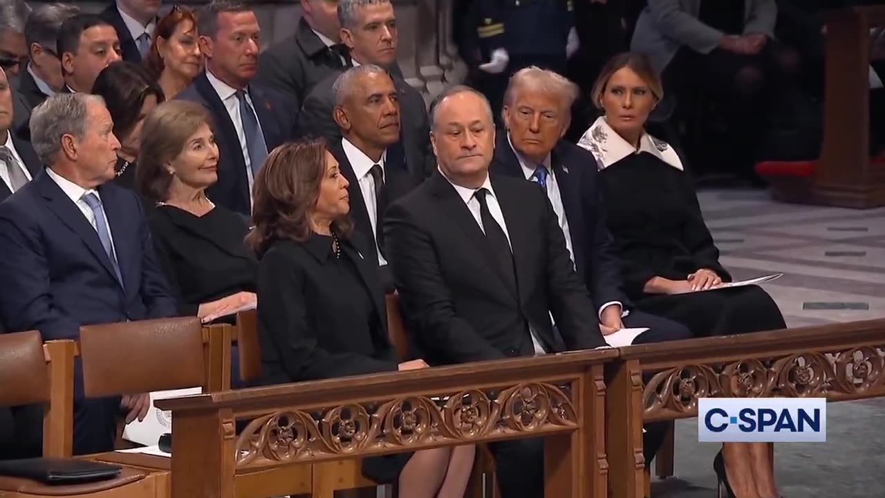 Miserable Karen Pence Refuses to Greet Trump and Melania at Jimmy Carter’s Funeral