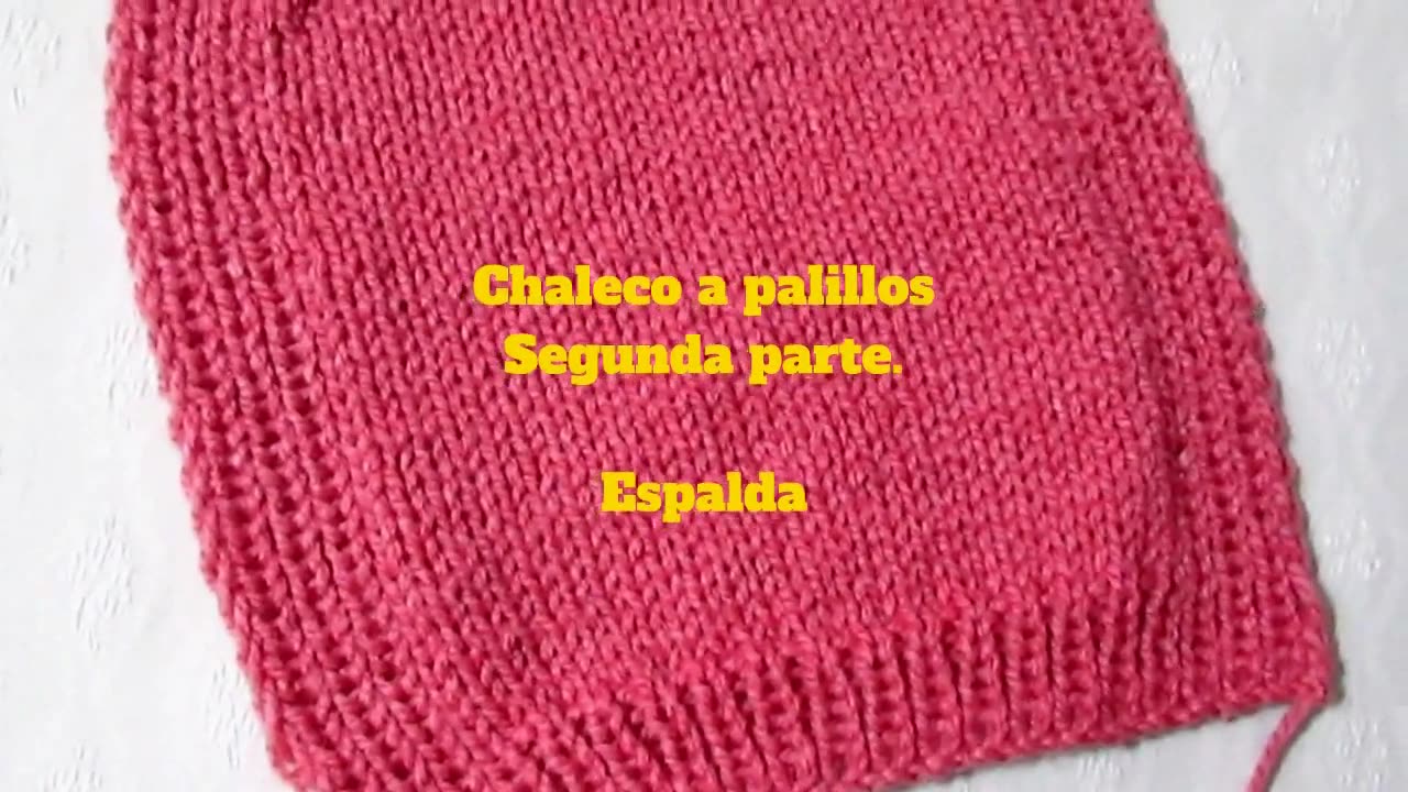 Un chaleco práctico y fácil de hacer.