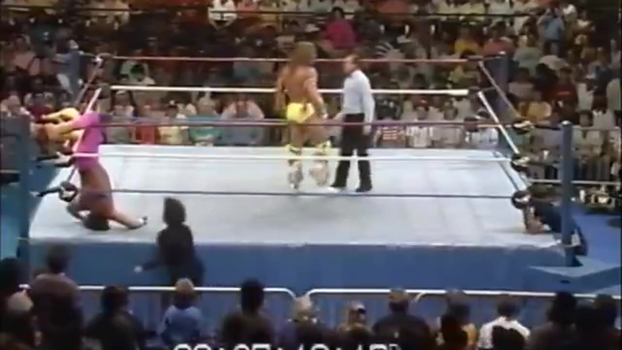 (1990.01.23) Randy "Macho Man" Savage vs The Ultimate Warrior - WWF