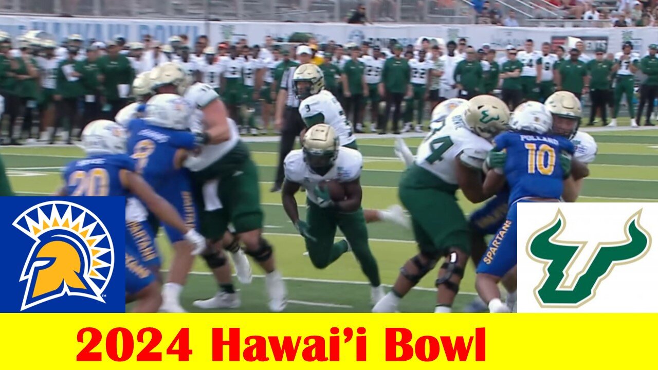 South Florida vs San Jose State Football Game Highlights, 2024 Hawai'i Bowl