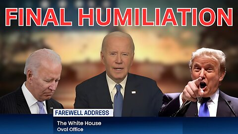 Biden’s Final Speech: Lies, Embarrassment, and Total Humiliation!