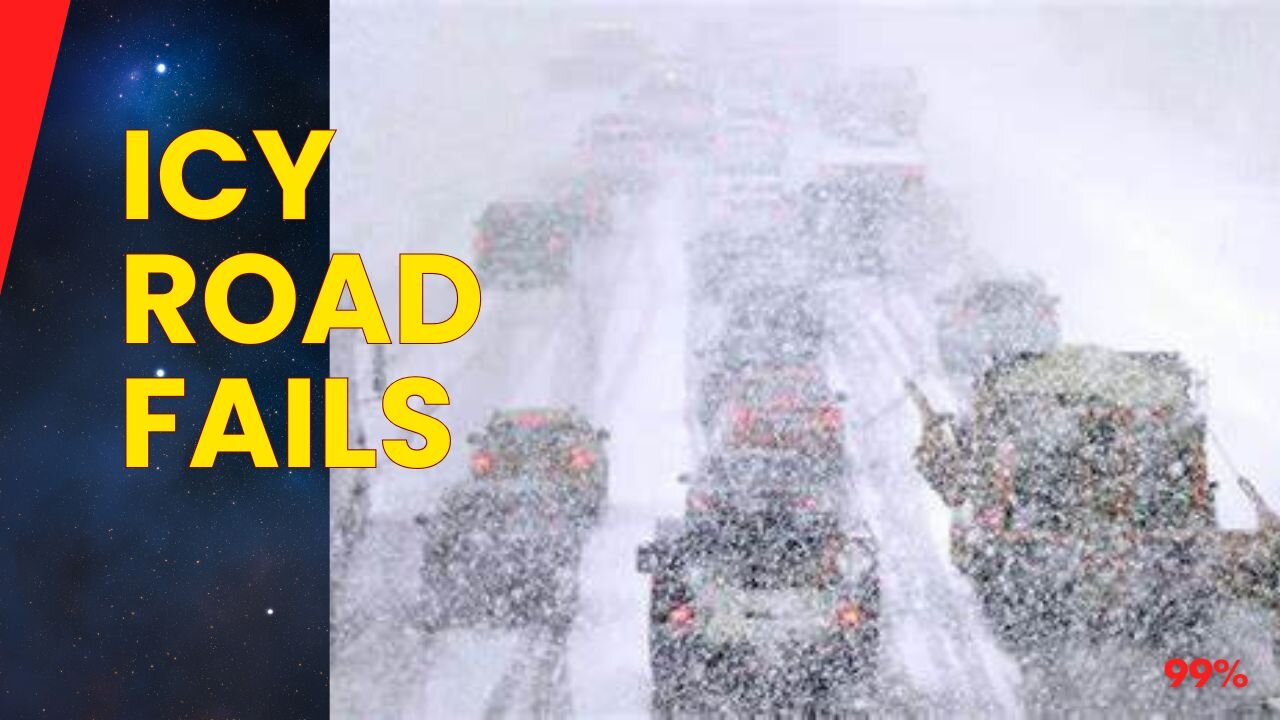 Icy Road Chaos: Unbelievable Winter Driving Fails Caught on Camera!