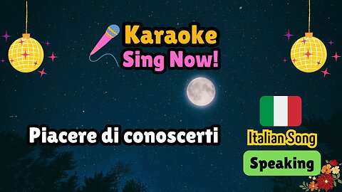 Italian Karaoke Music Fun. Sing Now!