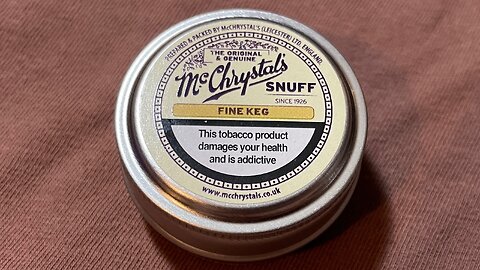 McChrystal's Fine Keg Nasal Snuff Review