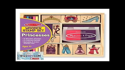 Melissa & Doug Wooden Princess Stamp Review