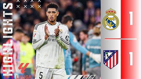 ⚪Real Madrid 1-1 Atletico Madrid🔴 | BigMatch Highlights | LaLiga 24)25