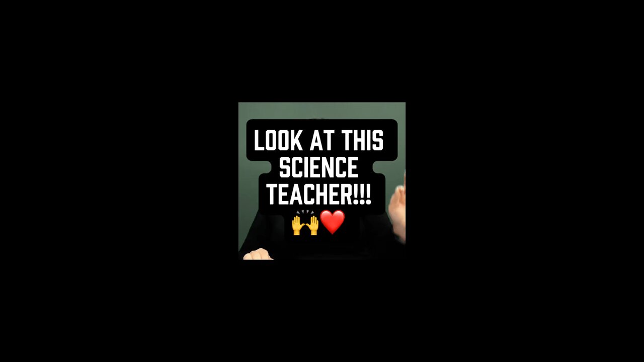 Look At This Science Teacher! 🌟
