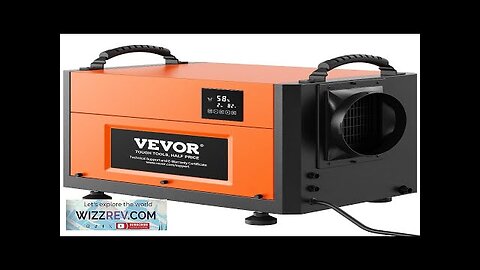 VEVOR 125 Pints Commercial Dehumidifier with Drain Hose for Crawl Spaces Basements Review