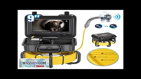 VEVOR Sewer Camera 165 ft/50m Self-Leveling Drain Camera with 9" Screen 36X Review