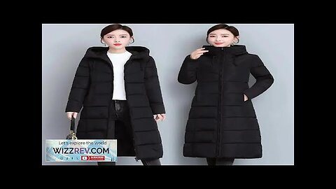 Women Jacket Windproof Rainproof Thick Warm Long Puffer Coat White Female Basic Review