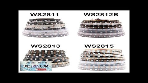 WS2812B WS2811 WS2813 WS2815 5050 RGBIC Smart LED Strip WS2812 Individually Addressable Review