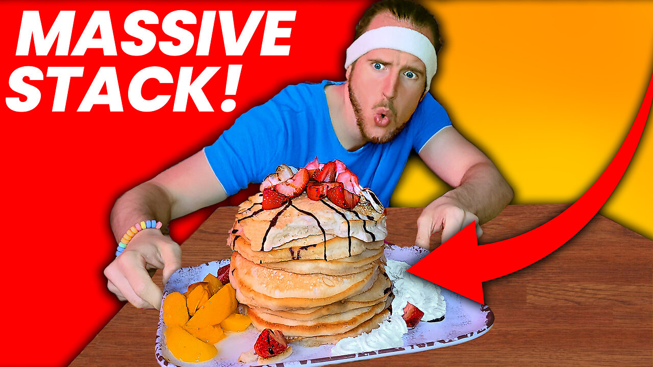 Tackling the BIGGEST Pancake Challenge in New Orleans!
