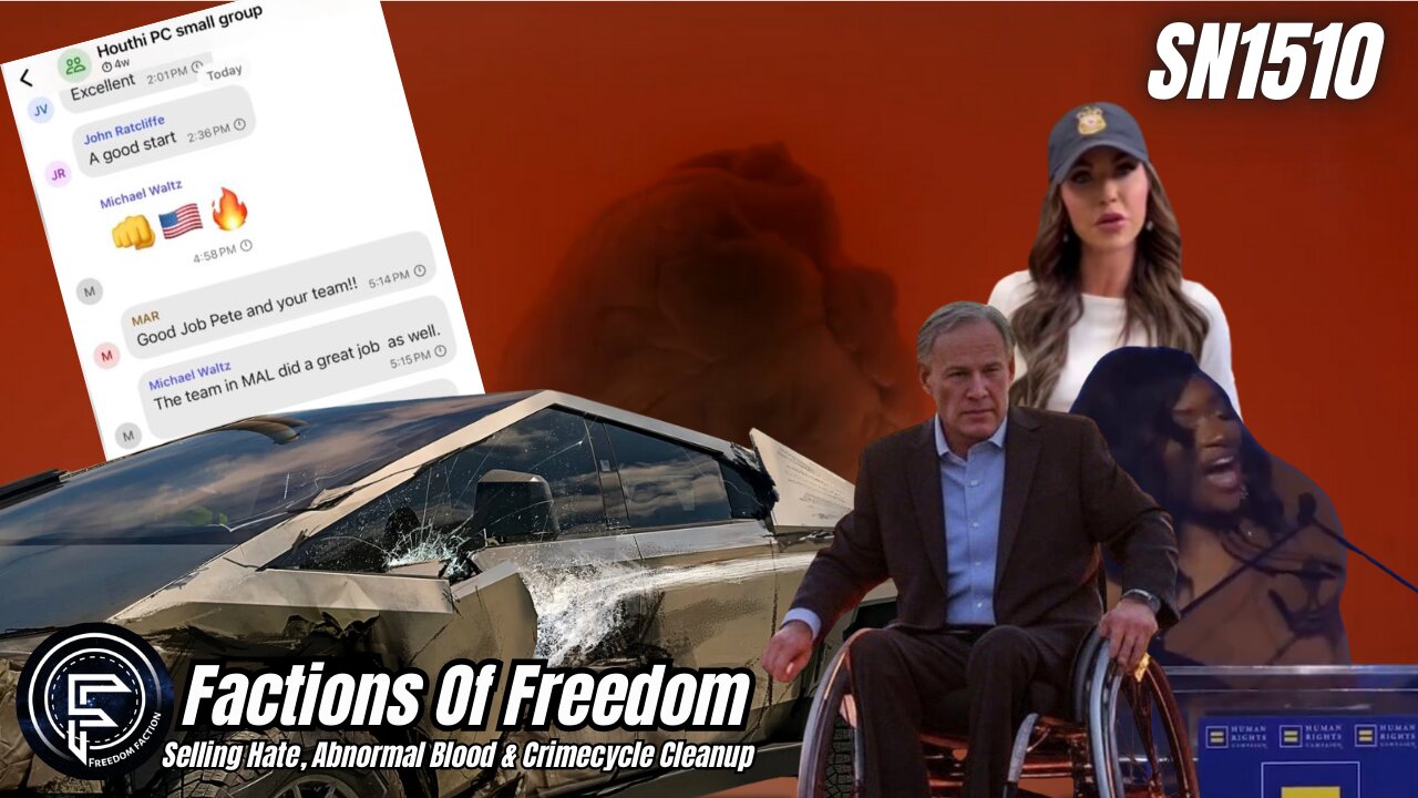 SN1510: Selling Hate, Abnormal Blood & Crimecycle Cleanup ⚠️