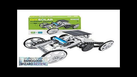 STEM Toy 4WD Car DIY Climbing Vehicle Motor Car Educational Solar Powered Review