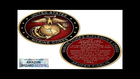 U.S. Marine Corps Rifleman's Creed Challenge Coin Review