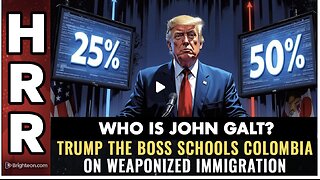 MIKE ADAMS- HRR W/ Trump THE BOSS schools Colombia on weaponized immigration. SGANON, JUAN O'SAVIN