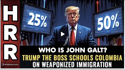 MIKE ADAMS- HRR W/ Trump THE BOSS schools Colombia on weaponized immigration. SGANON, JUAN O'SAVIN