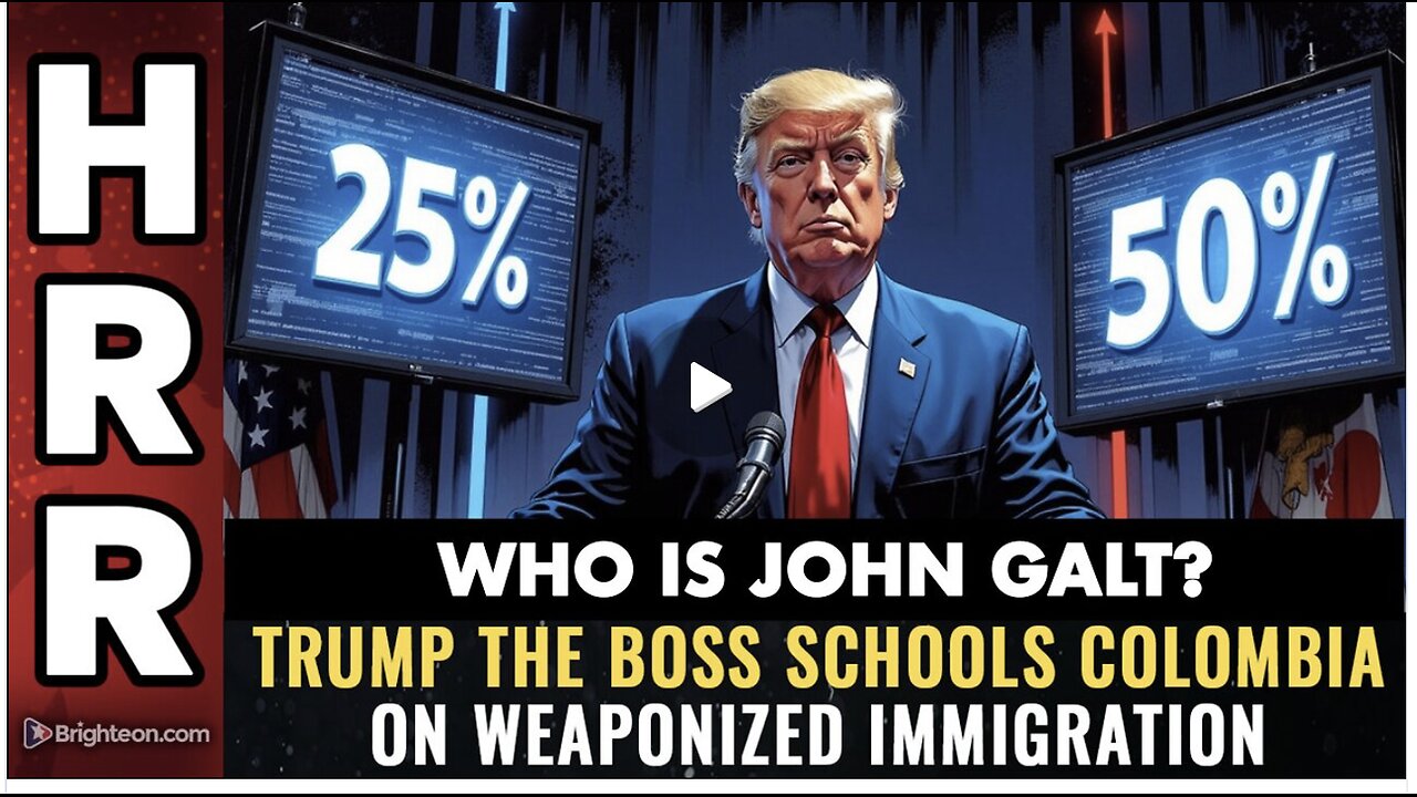 MIKE ADAMS- HRR W/ Trump THE BOSS schools Colombia on weaponized immigration. SGANON, JUAN O'SAVIN