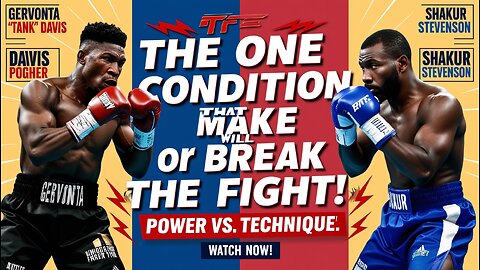 The ONE Condition That Will Make or Break the Gervonta Davis vs Shakur Stevenson Fight