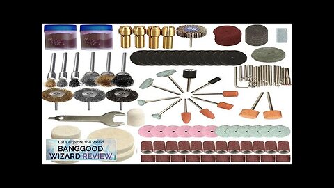 136pcs Rotary Tool Accessories Bit Set Polishing Kits Polishing Wheel For Dremel Review