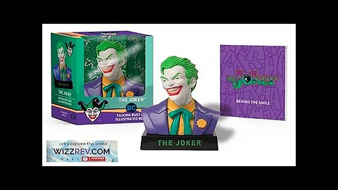 The Joker: Talking Bust & Illustrated Book Review