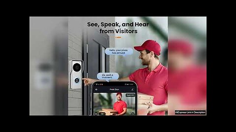 TUYA Wireless Wifi Video Doorbell 1080P 10 Inch 7 Color Touch Screen Review