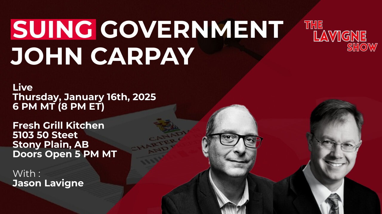 Suing Government w/ John Carpay