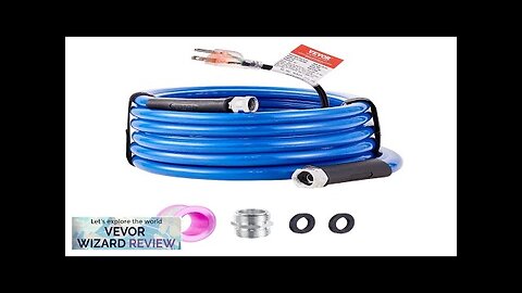 VEVOR 15ft Heated Water Hose for RV Heated Drinking Water Hose Antifreeze Review