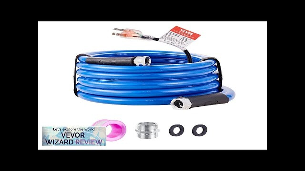 VEVOR 15ft Heated Water Hose for RV Heated Drinking Water Hose Antifreeze Review