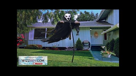 LarpGears Halloween Scarecrow Ghost Outdoor Decorations 7.5Ft Halloween Rotatable Ghost Review