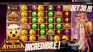 💣COMPLETAMENTE IMPAZZITA A BET 30!!🤯 WISDOM OF ATHENA⚡ SLOT ONLINE 🎰 BIG WIN💸