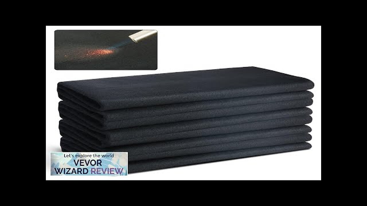 VEVOR Carbon Felt Welding Blanket 4 Pack 37" x 36" Flame Retardant Review