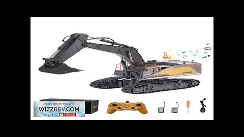 Remote Control Excavator Toy 22 Channel 1:14 Scale RC Excavator Digger Review