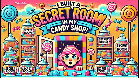 I Built a SECRET Room In My Candy Shop!