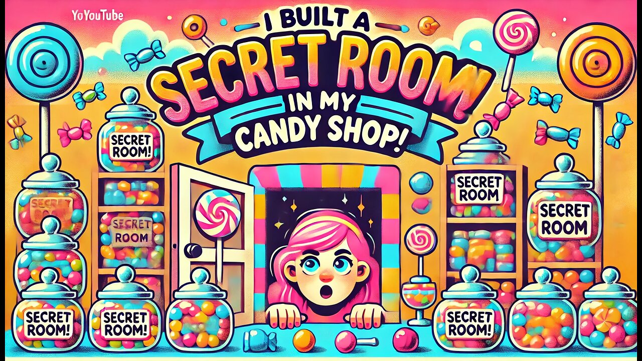 I Built a SECRET Room In My Candy Shop!