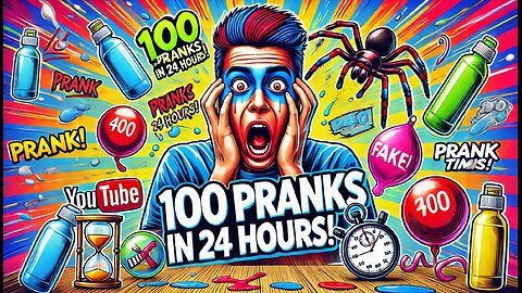 I Survived 100 Pranks In 24 Hours