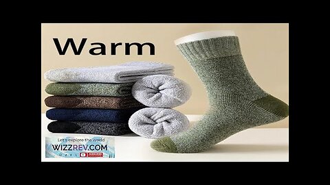 5 Pairs Merino Wool Socks For Men Super Thick Hiking Socks Thermal Review