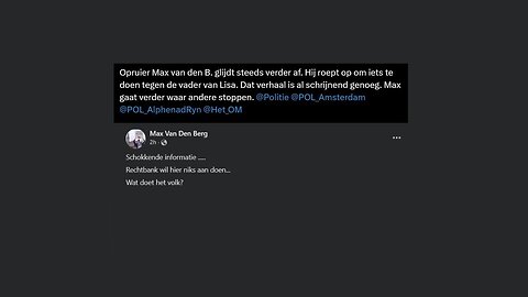 Opruier Max van den B. glijdt steeds verder af