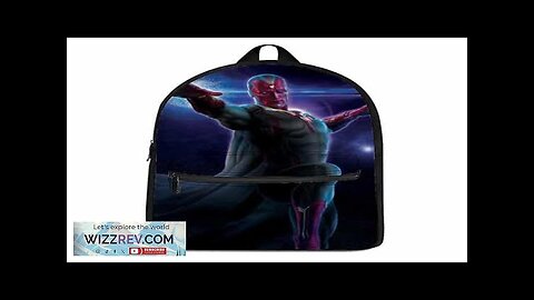 Marvel Hero Vision Time Travel Design Art Awesome Backpack Review