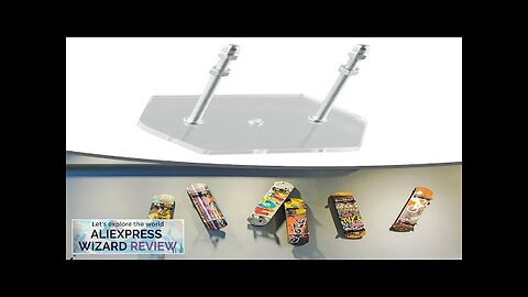 Acrylic Skateboard Display No Punch Bracket Rack Wall Stand Fixed Mount Indoor Review